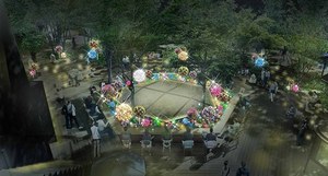 1周年を迎え東急プラザ表参道原宿「おもはらの森」が幻想的な春の森に｜写真1