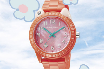 ツモリチサトから、春カラ―でポップな新作ウオッチコレクション登場