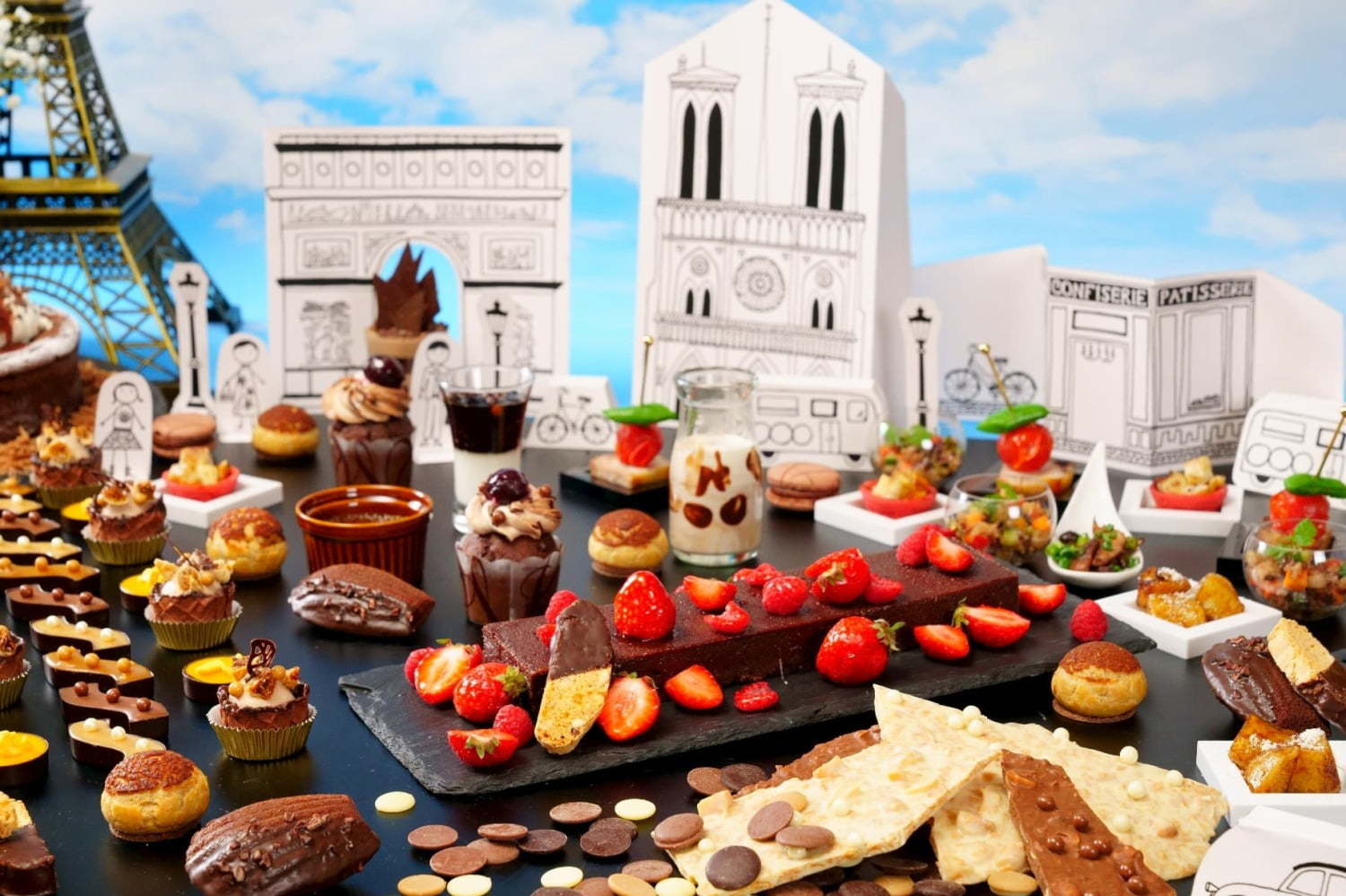 Anaクラウンプラザホテル福岡 パリをイメージした チョコレートづくし スイーツ食べ放題 ファッションプレス Anaクラウンプラザホテル福岡 パリをイメージした チョコレートづくし スイーツ食べ放題 ファッションプレス