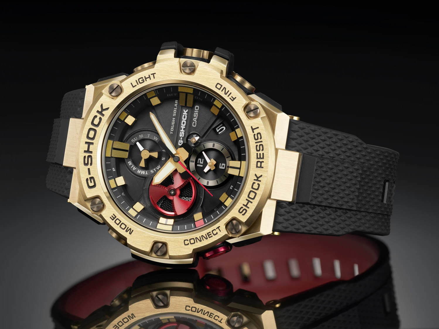 G-SHOCK×八村塁の初コラボ腕時計、“八”ロゴを刻んだブラック×ゴールドカラー｜写真2