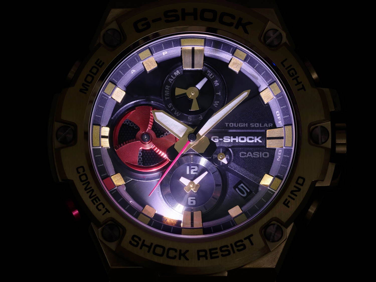 G-SHOCK×八村塁の初コラボ腕時計、“八”ロゴを刻んだブラック×ゴールド