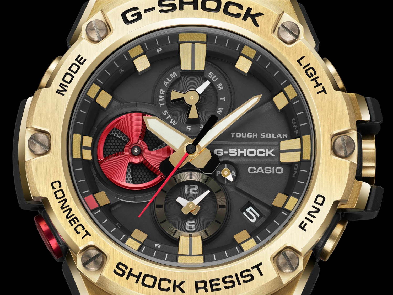 G-SHOCK×八村塁の初コラボ腕時計、“八”ロゴを刻んだブラック×ゴールド 
