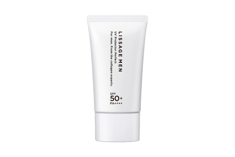 リサージ メン UVプロテクターパーフェクト 50g 2,700円＋税 SPF50+・PA++++(顏・からだ用)＜日やけ止め＞