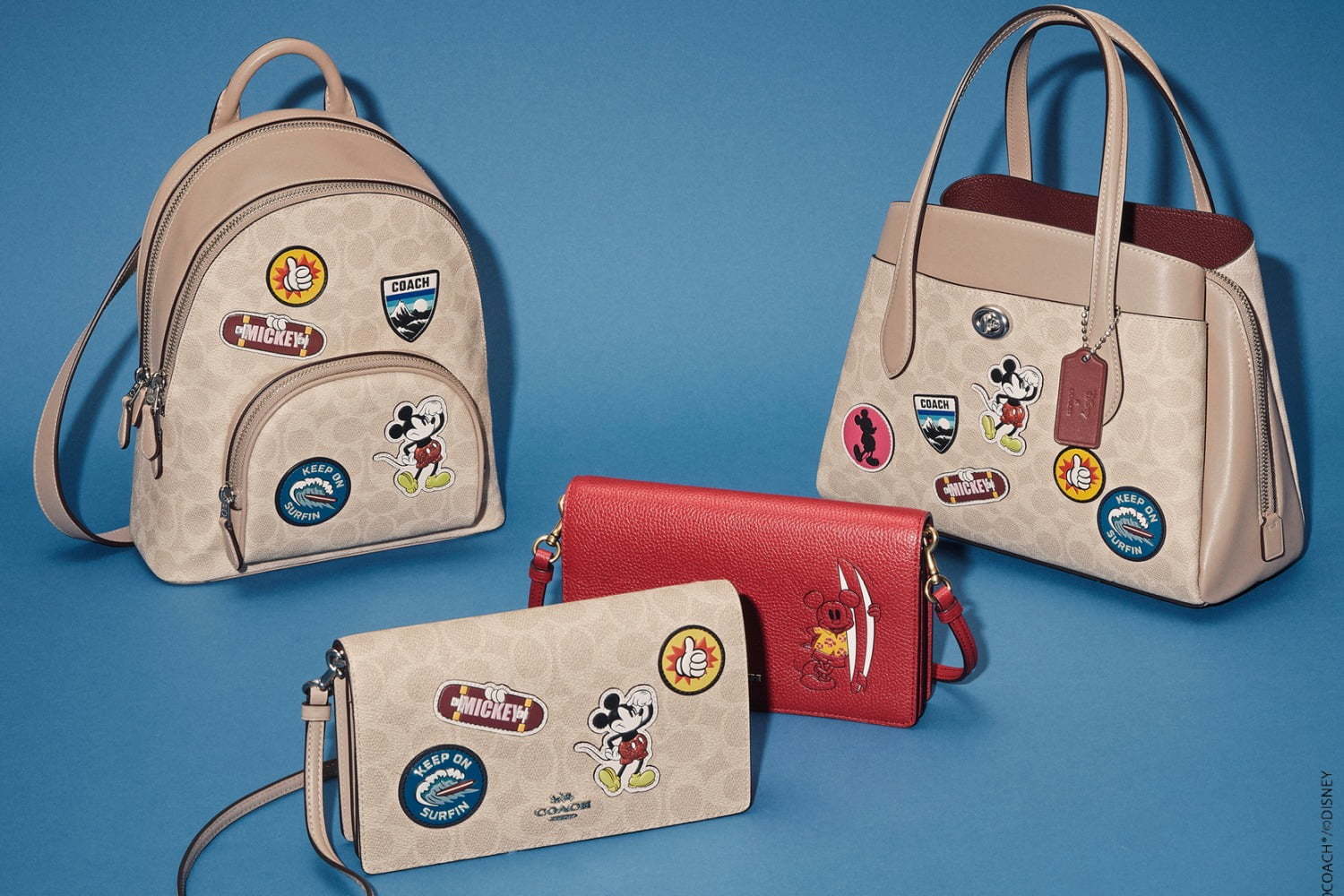 COACH ×ミッキー  リュック　コラボ限定