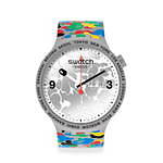 スウォッチ×ベイプのコラボ腕時計、金・銀・銅の文字盤＆カモ柄ベルト｜写真5