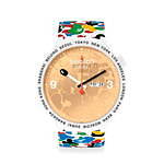 スウォッチ×ベイプのコラボ腕時計、金・銀・銅の文字盤＆カモ柄ベルト｜写真6