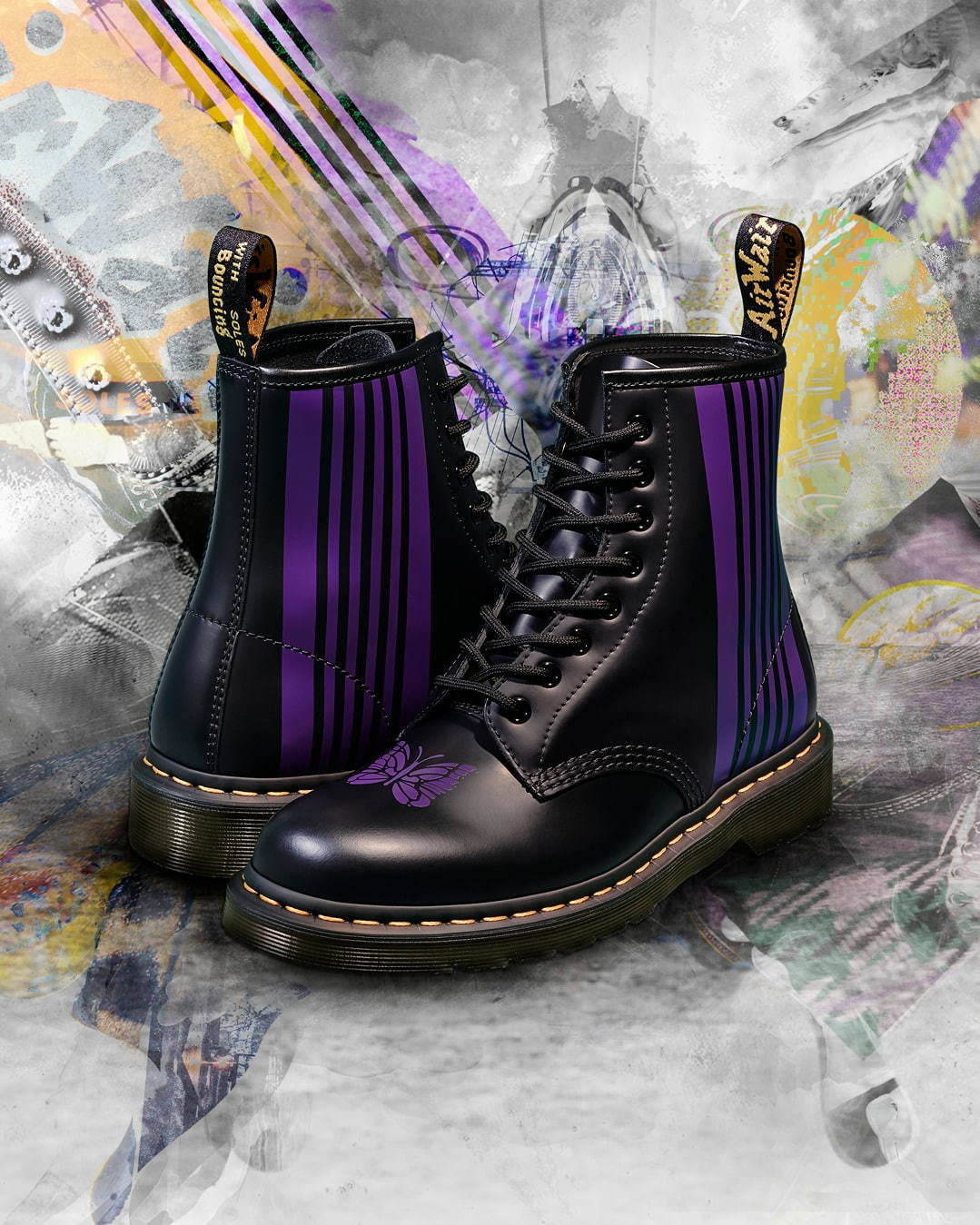 Dr Martens X Needles ドクターマーチン ニードルス ブーツ-