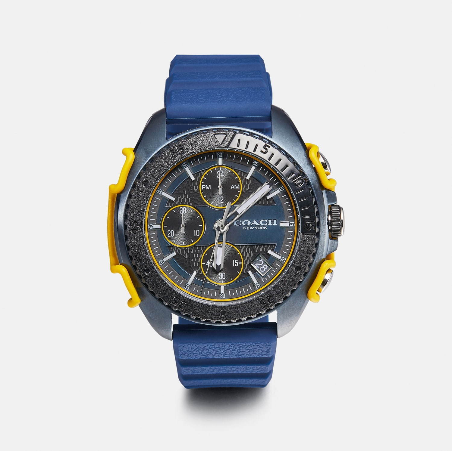 コーチのメンズ腕時計「C001」ウォッチ コレクション、ツートーン 