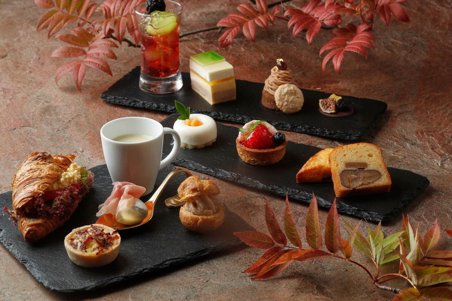 ホテル雅叙園東京「秋の果実アフタヌーンティー」