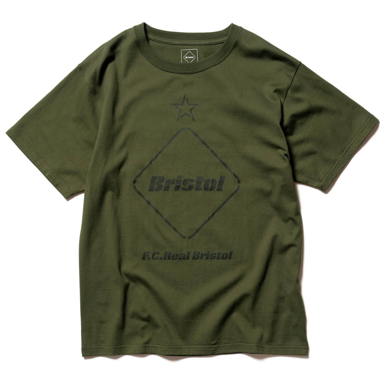 エフシーレアルブリストルの新作Tシャツ、バイアスストライプやステンシル調ロゴをプリント｜写真7