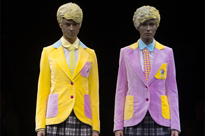 アンリアレイジ(ANREALAGE) 2013-14年秋冬コレクション - 「色」を壊す