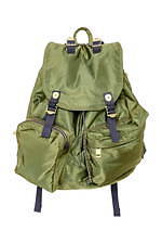 sacai × ポーター、マチありヘルメットバッグ＆非対称ポケットのバックパック｜写真12