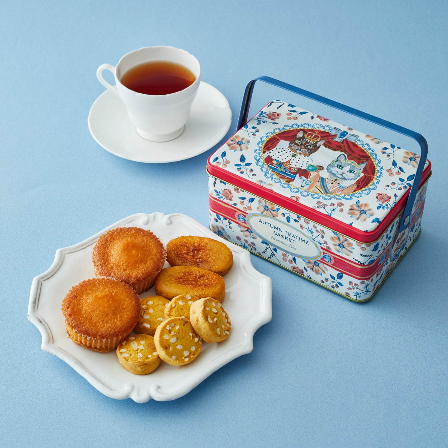 アフタヌーンティー・ティールーム“秋の味覚”紅茶と焼き菓子、ネコを描いた限定BOXで｜写真7