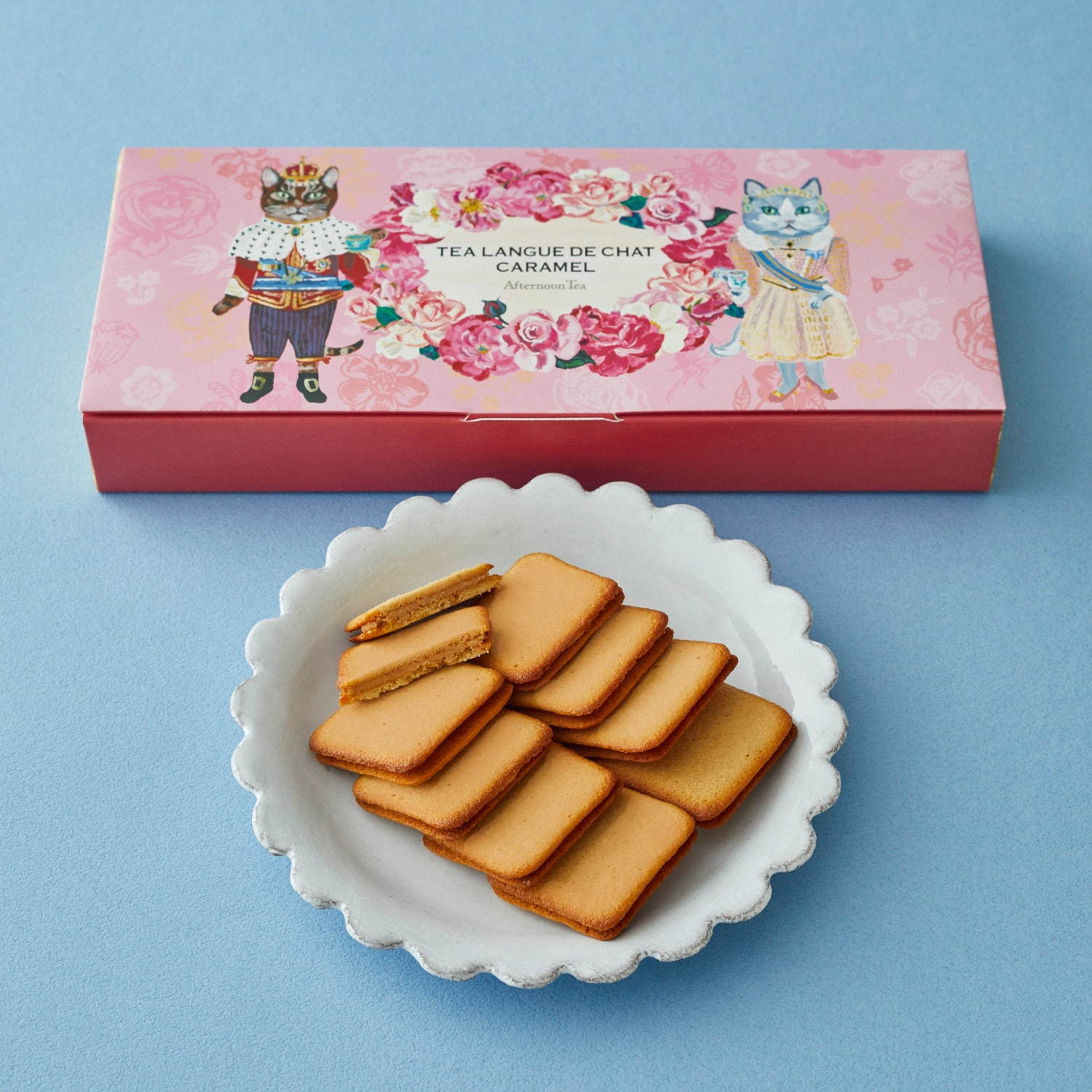 アフタヌーンティー・ティールーム“秋の味覚”紅茶と焼き菓子、ネコを描いた限定BOXで｜写真9
