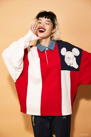 があればコ moussy - マウジー ディズニーコラボ ナイロンジャケットの