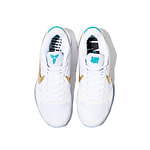 ナイキ×アンディフィーテッドのスニーカー、非対称マルチカラー×ゴールドのスウッシュ｜写真17