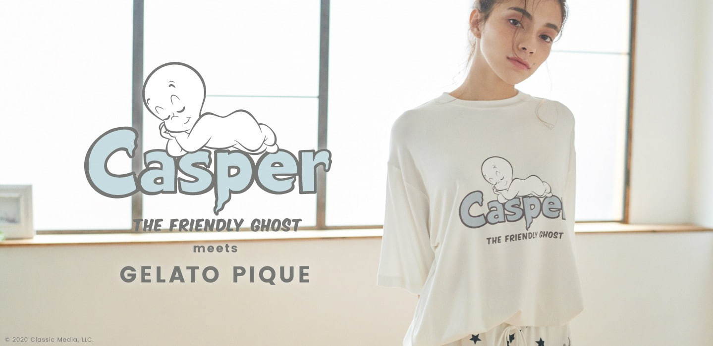 ジェラート ピケ×おばけのキャスパー、すやすや眠るキャスパーT