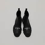 キディル×ボースのコラボシューズ、パンクなグラフィックのチェルシーブーツ＆ダービー｜写真5