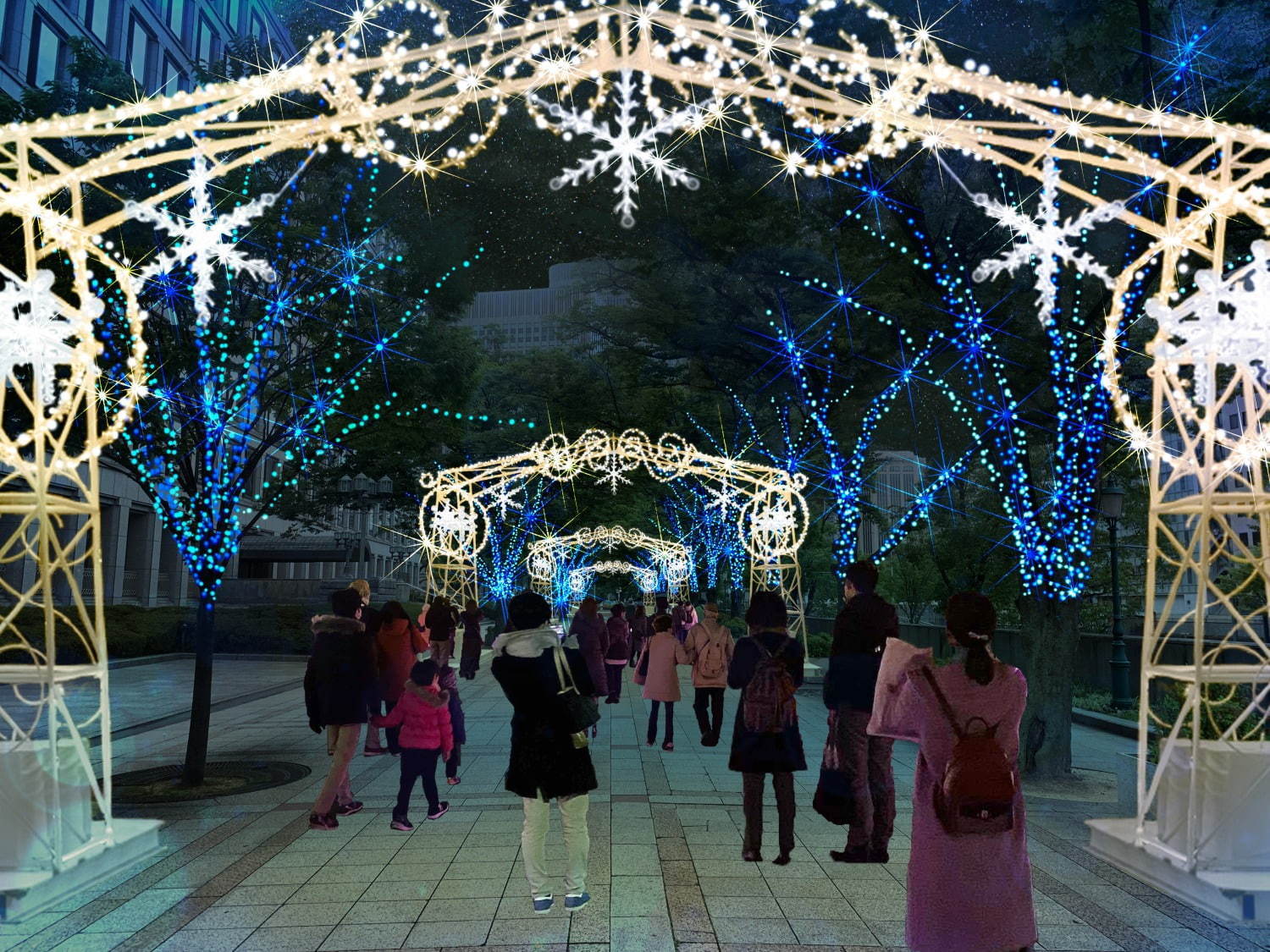 「大阪・光の饗宴2020」御堂筋イルミネーションなど、梅田～難波を光で彩る｜写真2