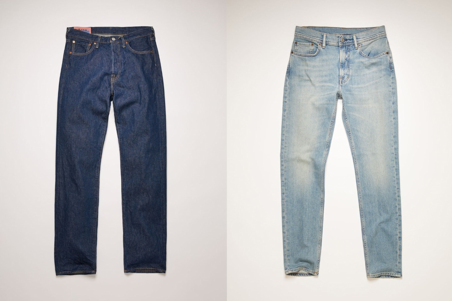 スキニーパンツ｜アクネ ストゥディオズ20年秋冬デニム、ウォッシュ加工のスキニーやデッドストックのリメイクパンツ