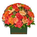 ニコライ バーグマン“落葉”から着想した秋限定フラワーボックス、バラやカーネーションを詰めて｜写真2