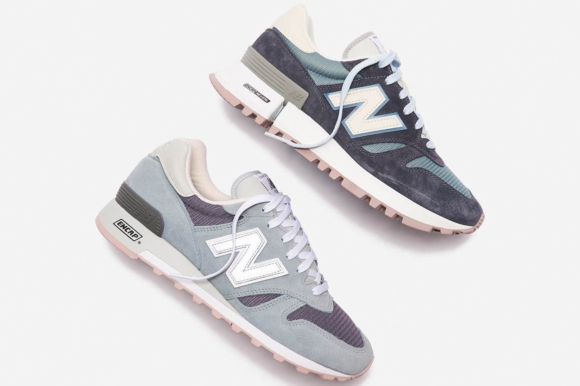 KITHロニー・ファイグ×ニューバランスのスニーカー、“反転”スチールブルーの「1300」