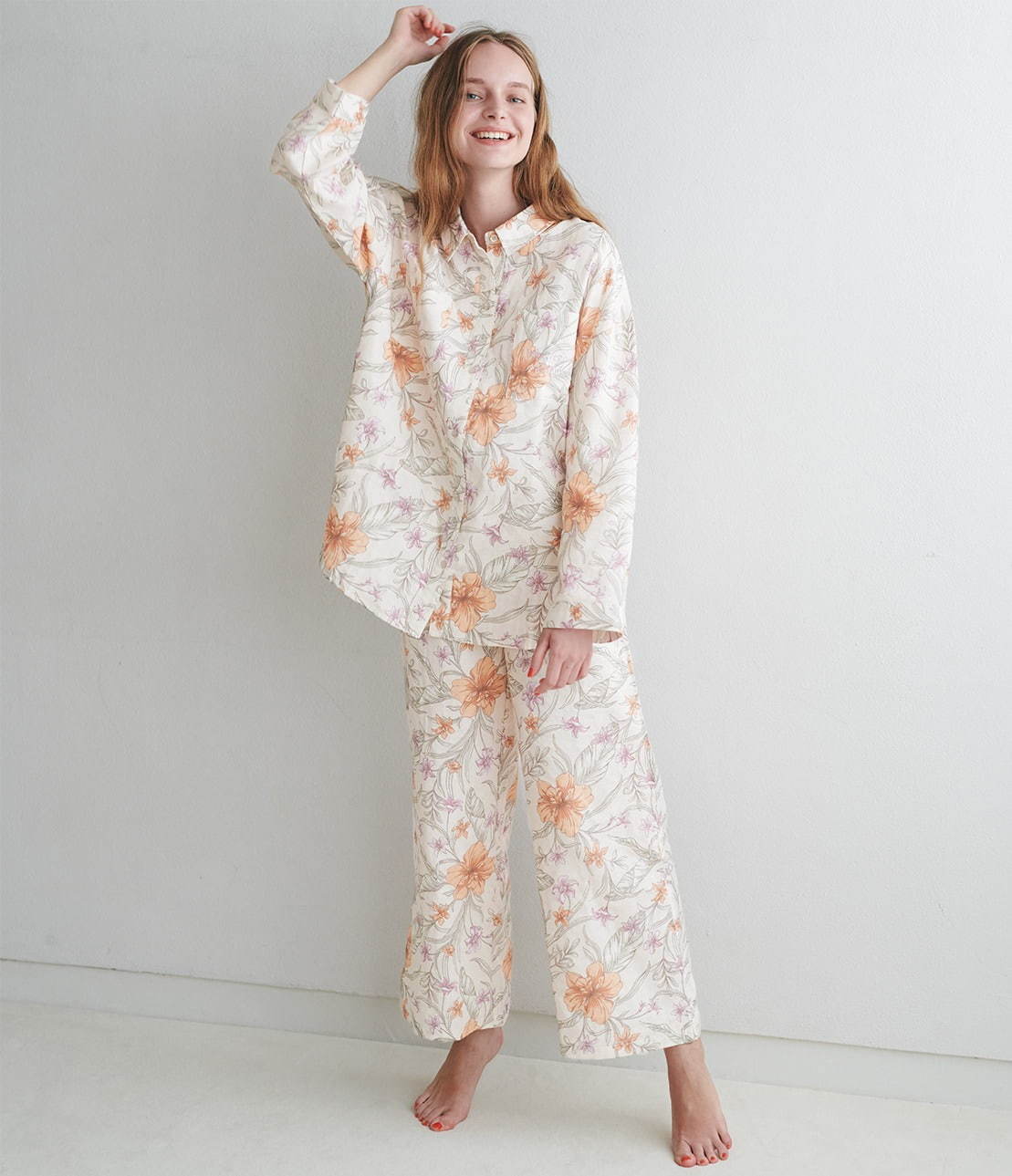 ＰＪ ＲＯＯＭ ダブルガーゼビッグシャツパジャマ 5,980円＋税