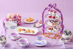 マリーアントワネットの“すみれ”色アフタヌーンティーが名古屋で、カシスケーキやベリームース｜写真1