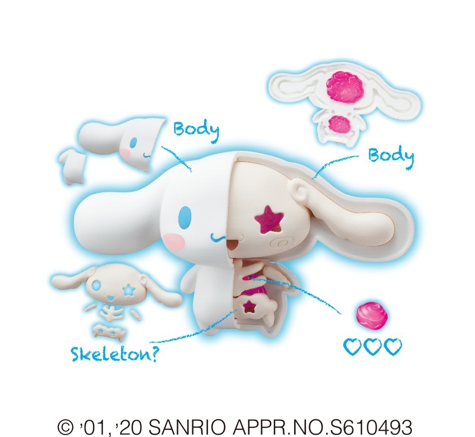 サンリオの人気キャラクターが 丸見えボディ に シナモロールやクロミなど4種のフィギュア発売 ファッションプレス
