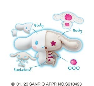 サンリオの人気キャラクターが“丸見えボディ”に？！シナモロールや 
