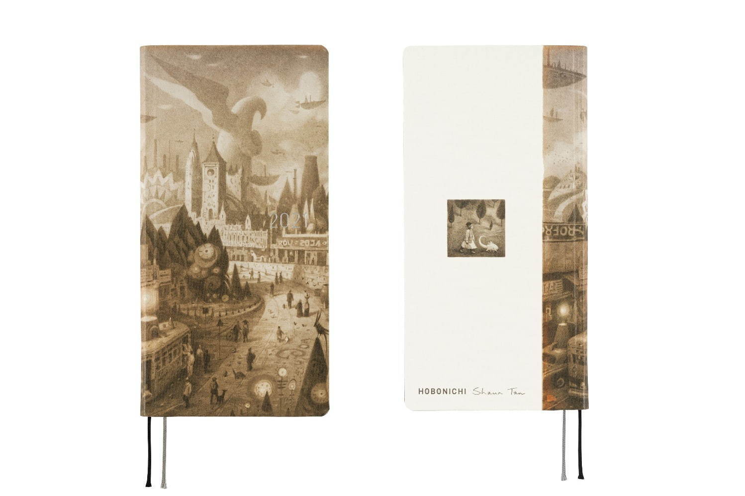 “奇妙で懐かしい”ショーン・タンの絵本が「ほぼ日手帳」に、代表作『アライバル』の手帳カバー｜写真3