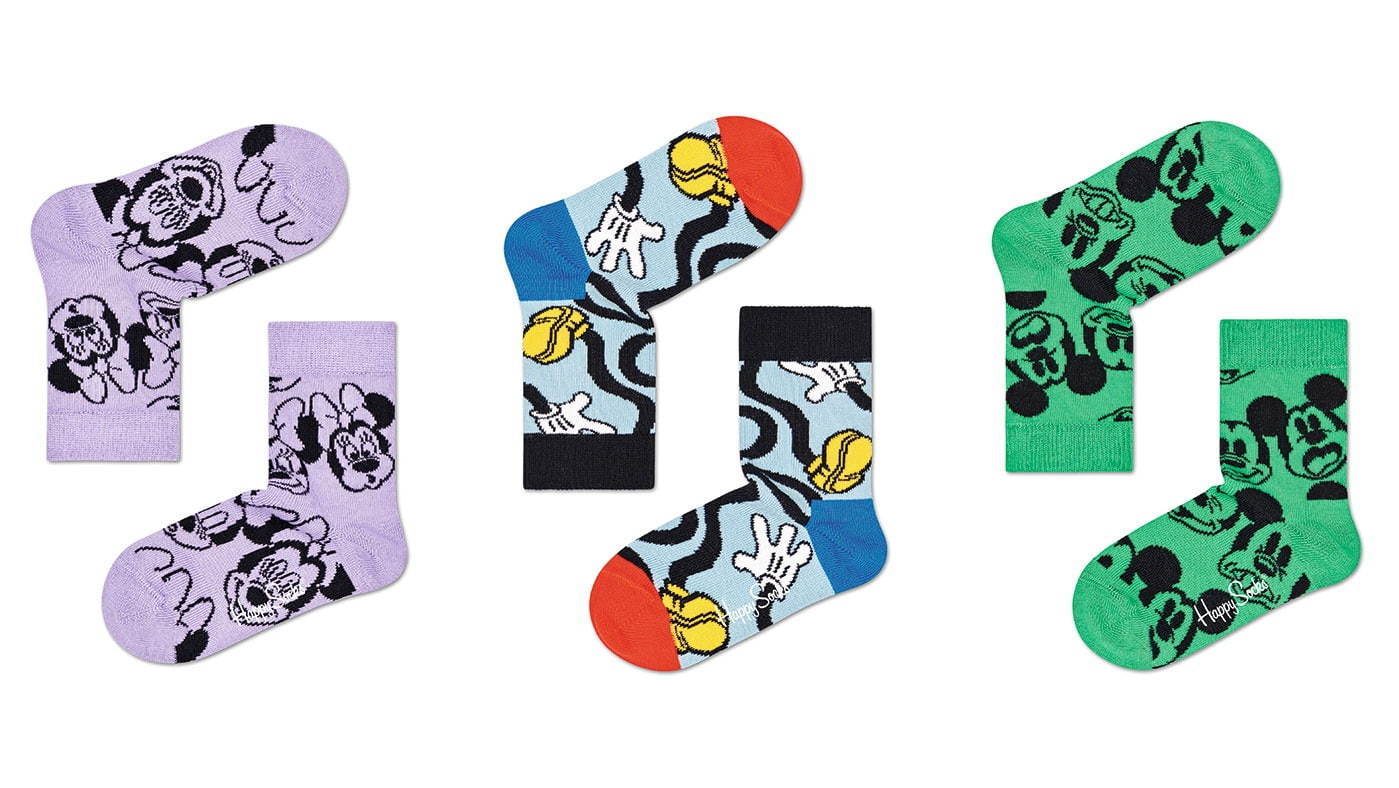 ディズニー×ハッピーソックスの初コラボ靴下 - ミッキーやミニー、ドナルドをカラフル＆ポップに｜写真6