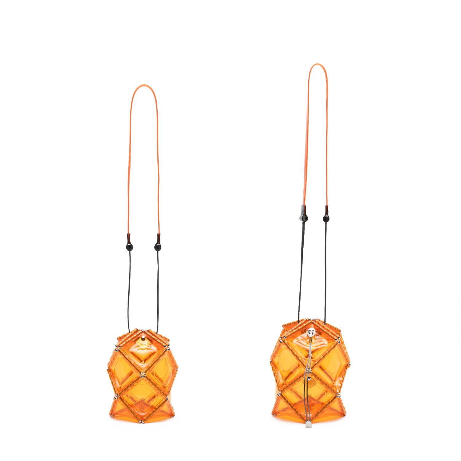 ゴジュウニ バイ ヒカルマツムラ“透明PVCバッグ”に新色オレンジ 