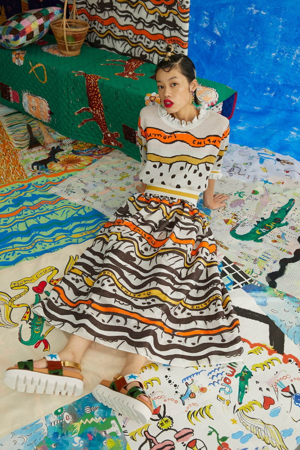 ツモリチサト(TSUMORI CHISATO) 2021年春夏ウィメンズコレクション  - 写真60