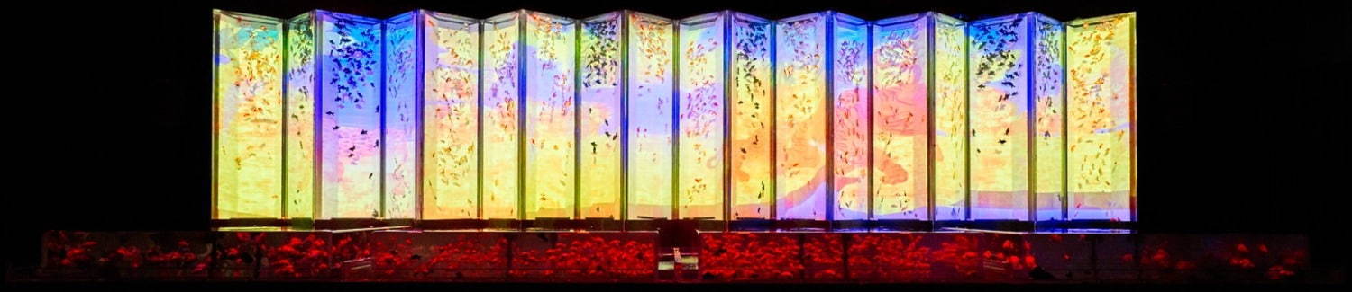 「アートアクアリウム城 ～京都・金魚の舞～」二条城で、金魚が舞う超大型“動く屏風絵”など｜写真3