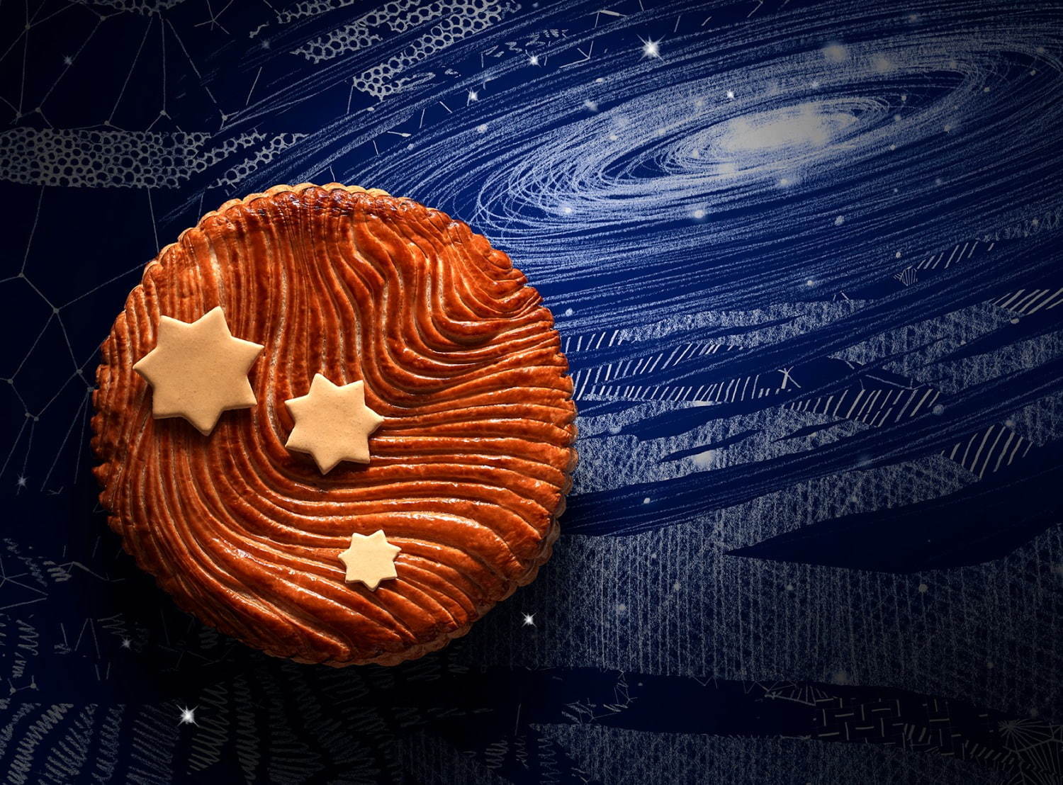 ピエール・エルメのクリスマスケーキ2020、“星空”をイメージした七芒星型ケーキなど｜写真17
