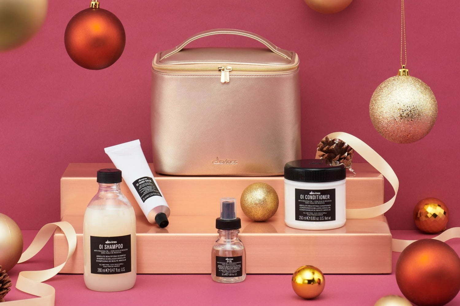 ダヴィネス2020年クリスマスコフレ、ブランド人気No.1ヘアケア「オイ」シリーズを現品で