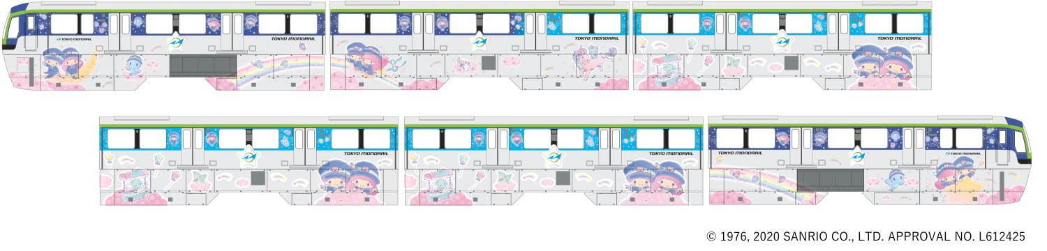 東京モノレール×サンリオ「リトルツインスターズ」キキ＆ララのモノレールが運行、限定グッズ販売も｜写真11