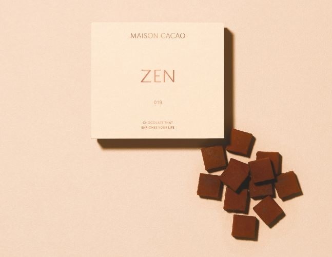 アロマ生チョコレート「ZEN」(ほうじ茶) 16粒入 2,376円(税込)