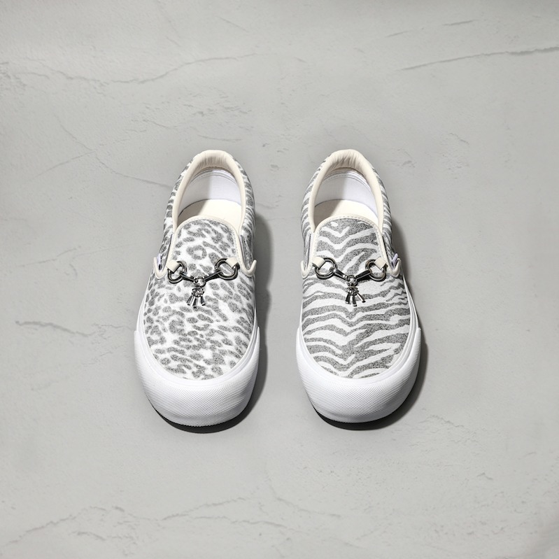 ニードルズ×VANSのスリッポンスニーカー、レオパード&ゼブラの ニードルズ×VANSのスリッポンスニーカー、レオパード&ゼブラの