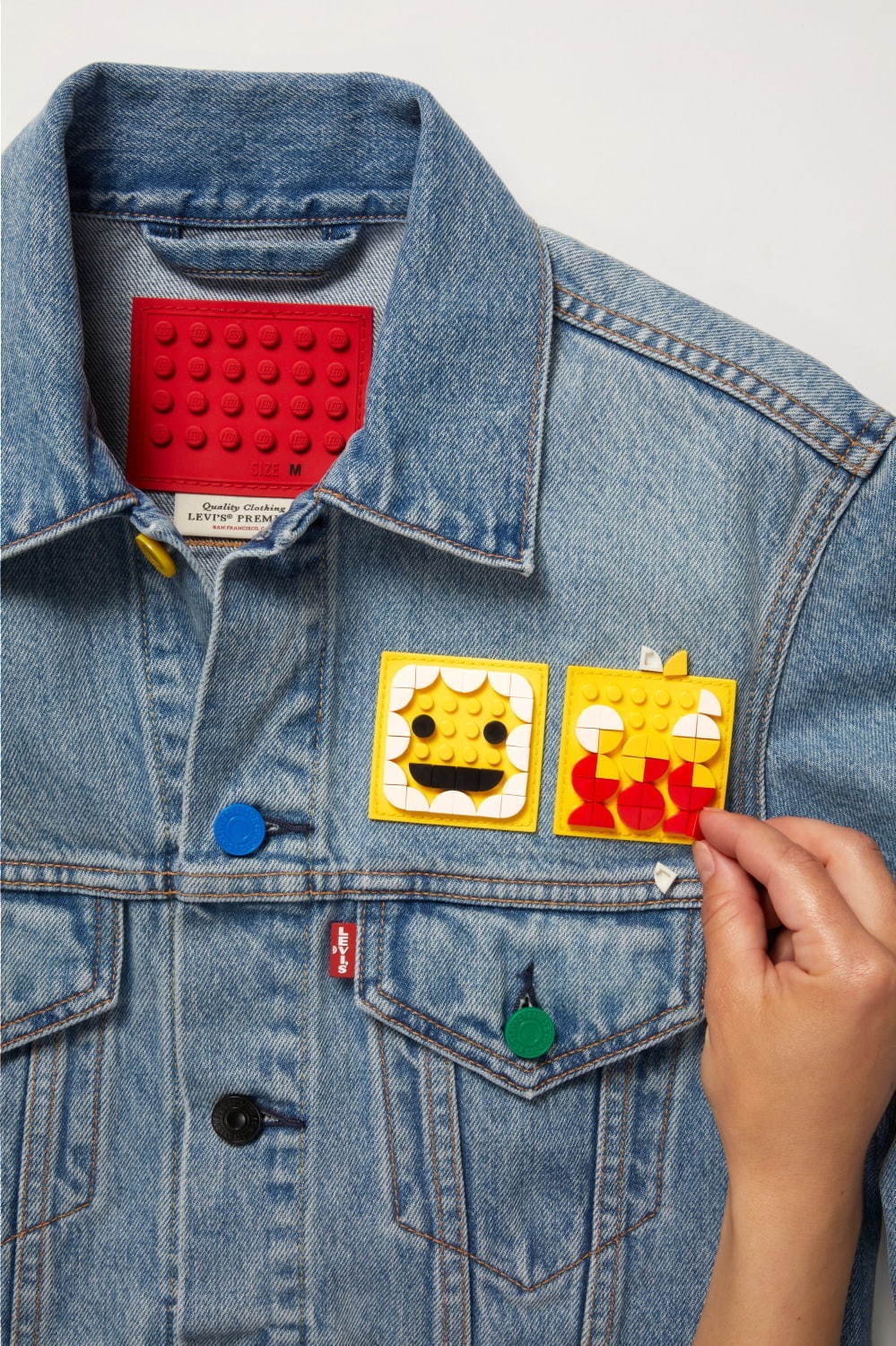 リーバイス レゴ グループ レゴ ドッツ をカスタマイズできるデニムジャケットやスウェットなど ファッションプレス