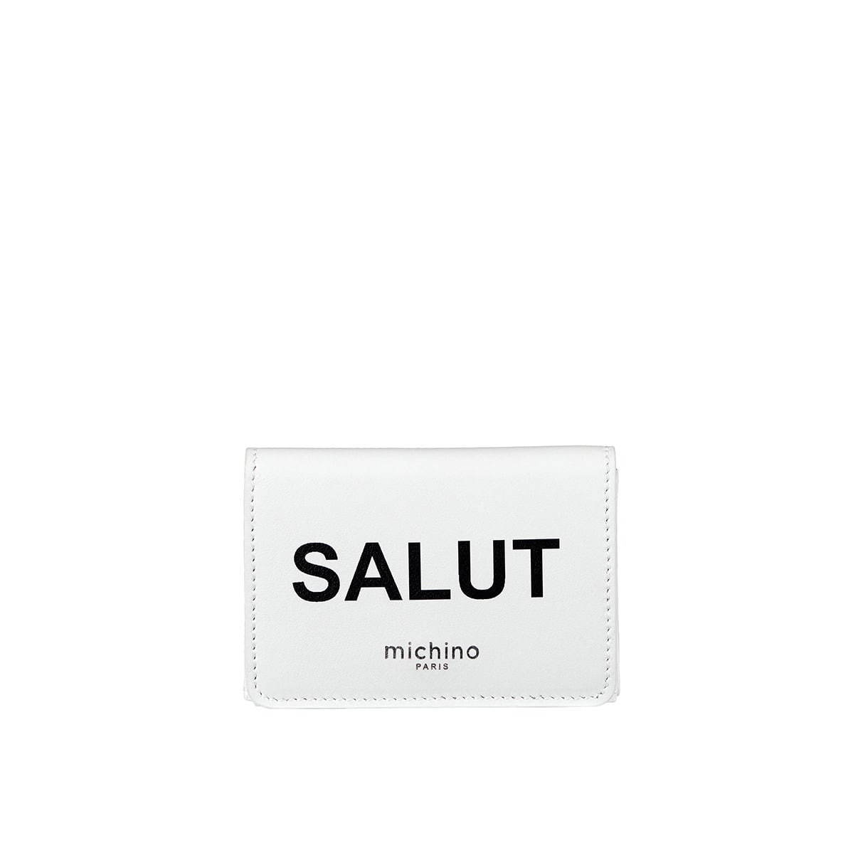 ミチノ史上初のミニウォレット＆ジップカードケース、仏のあいさつ“SALUT”を大胆にプリント｜写真20