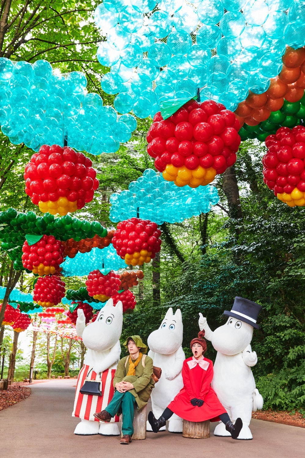 ムーミンバレーパーク“りんご＆ベリー”風船約3,600個で彩る空間演出イベント、限定パンケーキも｜写真7