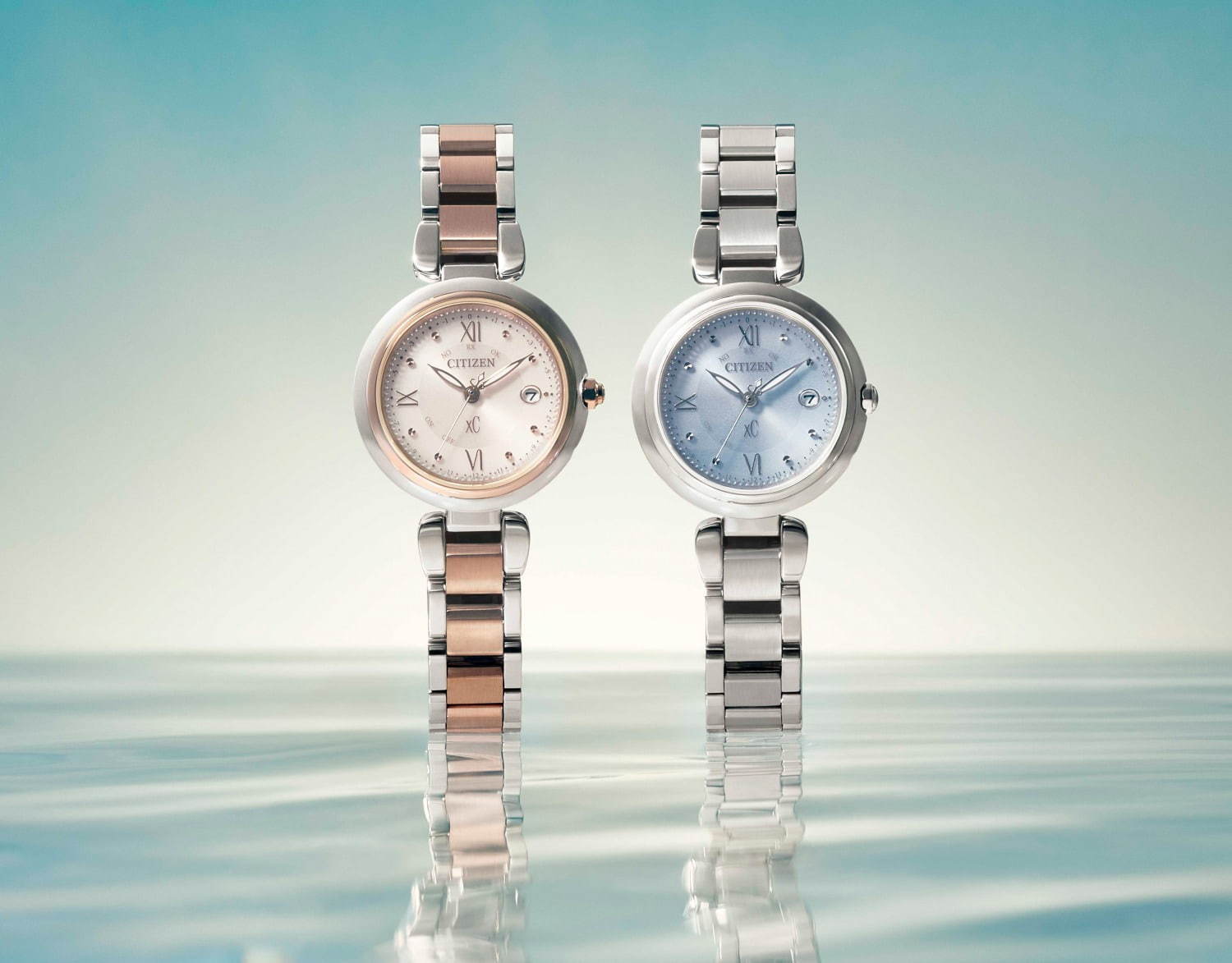 シチズン クロスシー新作レディース腕時計、“水面の波紋”着想ケース×透明感のあるカラーで｜写真13