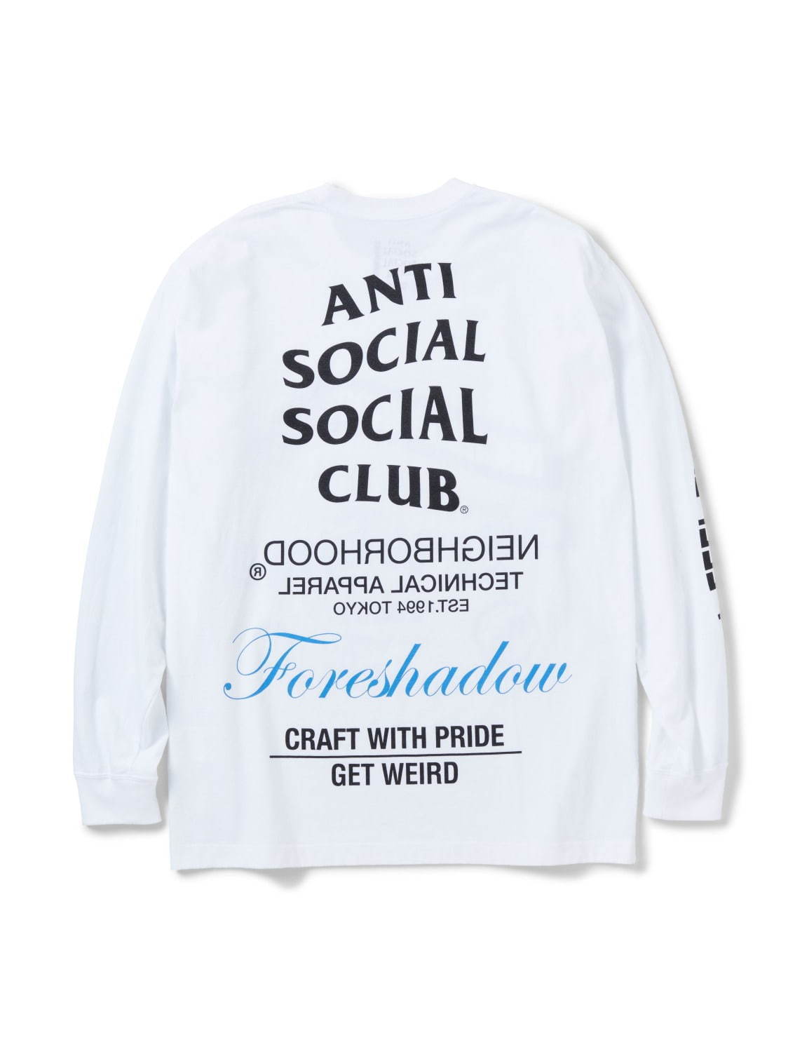 ネイバーフッド×アンチソーシャルソーシャルクラブ、“GET WEIRD”ロゴを配した原宿限定Tシャツ｜写真25