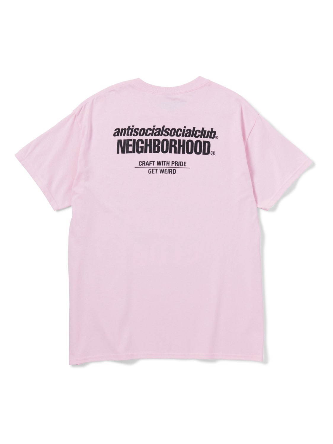 ネイバーフッド×アンチソーシャルソーシャルクラブ、“GET WEIRD”ロゴを配した原宿限定Tシャツ｜写真13