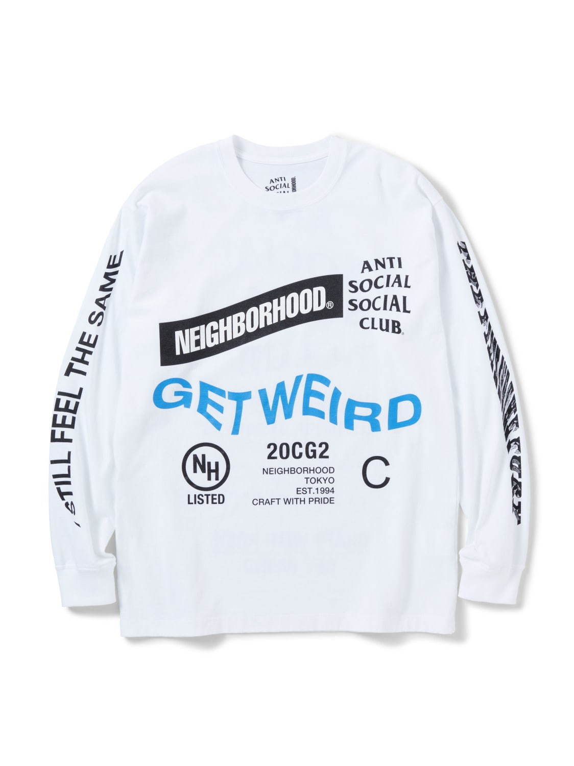 ネイバーフッド×アンチソーシャルソーシャルクラブ、“GET WEIRD”ロゴを配した原宿限定Tシャツ｜写真24