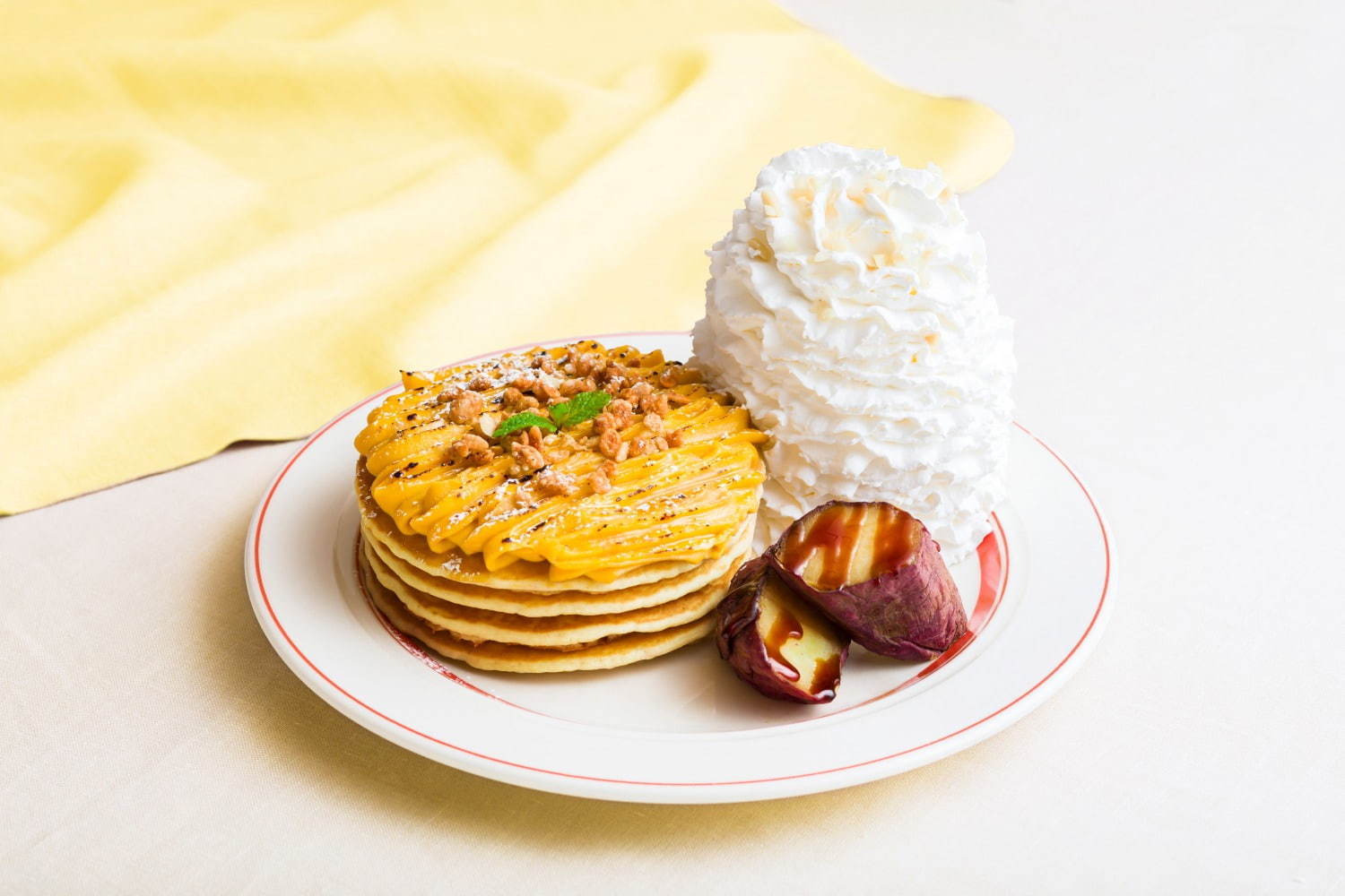 濃厚スイートポテトパンケーキ(イートイン) 1,480円＋税