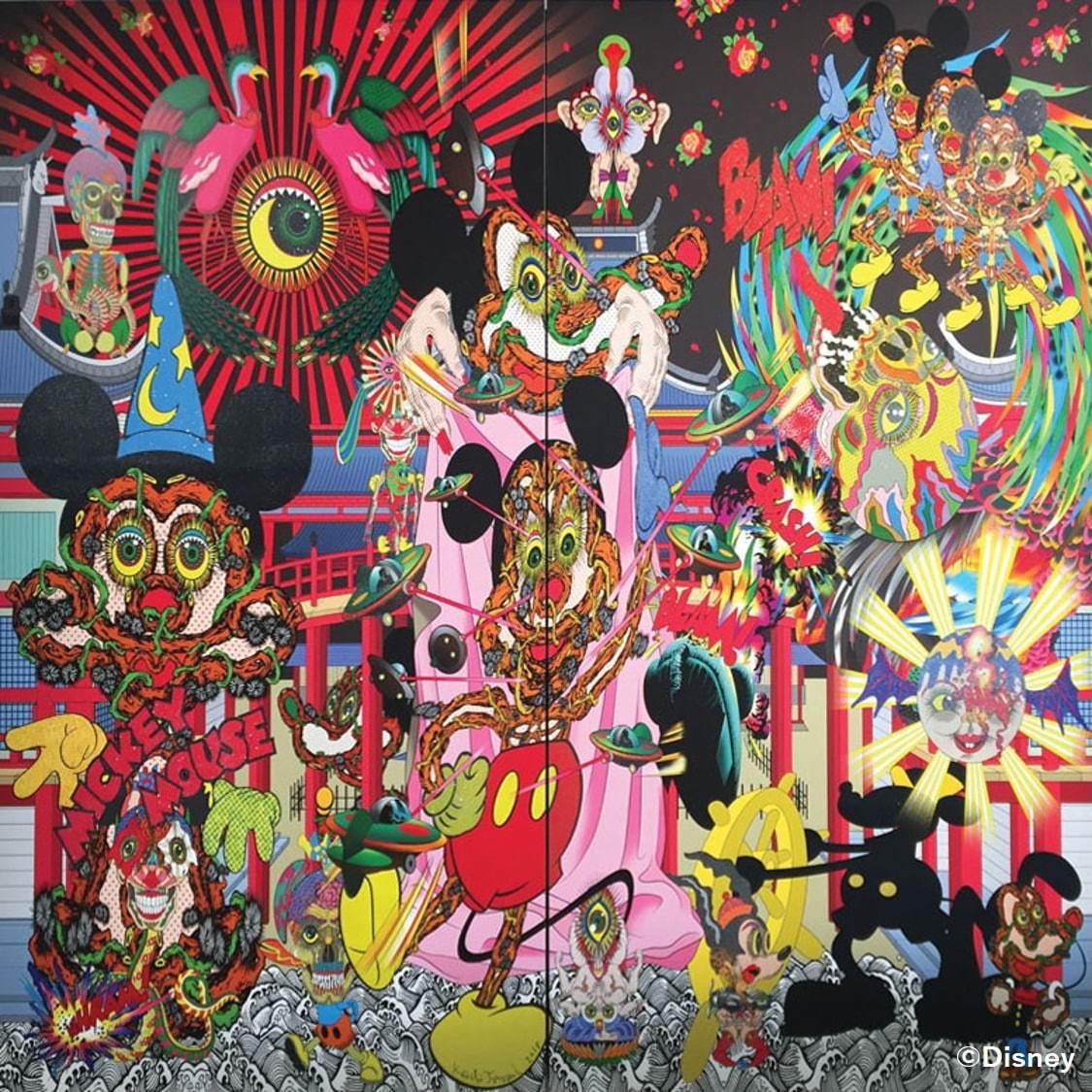 Keiichi Tanaami ”Mickey’s Japan Tourism”