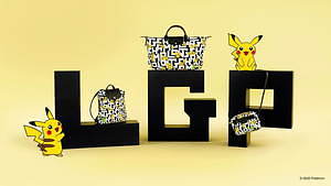 フォロー感謝割 ポケモン pokemon ロンシャン LONG CHAMP ジョッキー帽をかぶったピカチュウ柄！「Longchamp x Pokémon